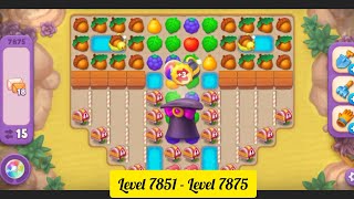 Gardenscapes  Level 7851  Level 7875   All Puzzles  Gameplay PART  365 [upl. by Dillie]