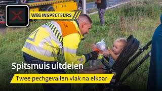 Kind opvrolijken na pech op de snelweg  Weginspecteurs 2 [upl. by Etac]