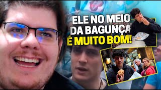 CASIMIRO REAGE O QUE TEM PRA COMER EM NÁPOLES É O DEFANTE DOS CARAS  Cortes do Casimito [upl. by Acirt]