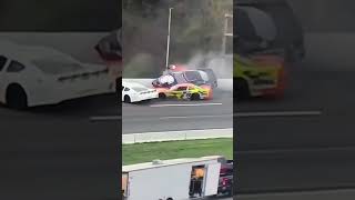 Huge Crash at Jennerstown Speedway 4292023 [upl. by Eremahs]