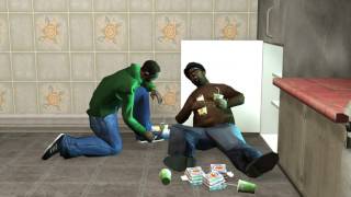 Big smoke raids the fridge [upl. by Hallerson]