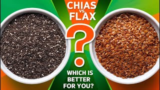 Nutrition Duel Chia Seeds and Flaxseeds—Who Wins on Your Healthy Journey  healthy  bestie [upl. by Irma]