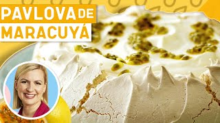 Pastel de Merengue  Pavlova de Maracuyá  La Repostería de Anna Olson [upl. by Ynabe]