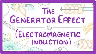 GCSE Physics  Generator Effect  Electromagnetic Induction 81 [upl. by Converse]