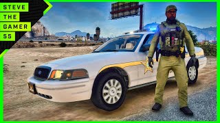 GTA 5 Mod Sheriff Monday Patrol GTA 5 Lspdfr Mod [upl. by Krenn]