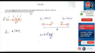 UNIDAD 05  ELECTRICIDAD  EJERCICIO 05  FISICA  INGRESO A KINESIOLOGIA UNC [upl. by Eetsirhc]