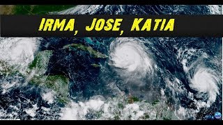 Irma Jose Katia pose unprecedented triple threat⚠️⚠️ [upl. by Cochard948]