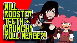 Are ROOSTER TEETH and CRUNCHYROLL Going to MERGE [upl. by Akemed]