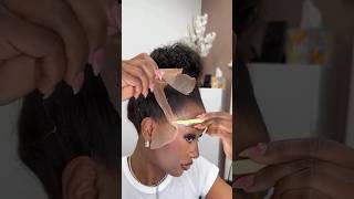 This is a beautiful wig hairstyle wiginstall hairtutorial shorts [upl. by Odelia]