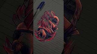 Itachi glow art ✨ shorts ytshorts animeart anime glowart [upl. by Mihsah]