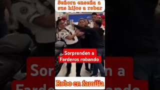 Robo en Familia en Supermercado [upl. by Dlarej]