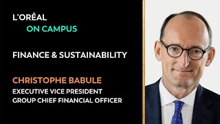 CAMPUS TALK  Learn about Finance and Sustainability with Christophe Babule CFO LOréal [upl. by Gwyn385]