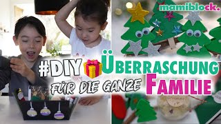 DIY Geschenkideen 🎁 Überraschung für die ganze Familie  Kreativ  mamiblock [upl. by Adeirf]