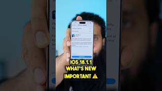 Kyu hai iOS 1811 Important update shorts [upl. by Kciderf]