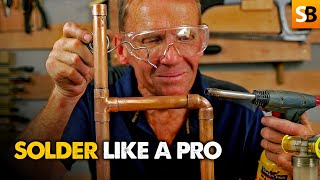 How To Solder Copper Pipes Like A Pro [upl. by Girard]