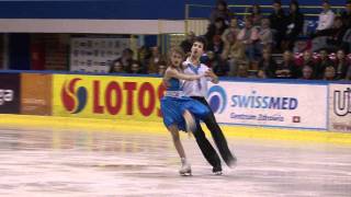 20 G PAPADAKIS  G CIZERON FRA  ISU JGP Baltic Cup 2011 Junior Ice Dance Free Dance [upl. by Ifok]