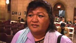 Global Hibakusha NY Peace Action interview with Abbacca Anjain Madison Marshall Islands part 1 [upl. by Eimarej4]