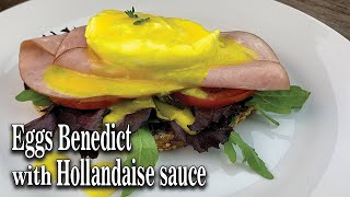 Eggs Benedict with Hollandaise sauce تخم مرغ بندیکت همراه با سس فرانسوی هالندیز [upl. by Nickerson]