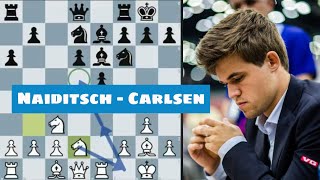 Magnus plays the Sicilian Najdorf against Naiditsch  Grenke Chess classic [upl. by Demott]