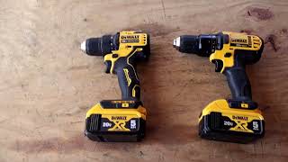 DEWALT 20V MAX XR Cordless Drill Driver Kit Dewalt Atomic drill smaller size but more power [upl. by Philbin682]