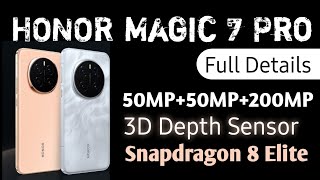 HONOR Magic 7 Pro Full Details  HONOR magic 7 Pro Review  HONOR Magic 7 Pro Unboxing [upl. by Fleeman]