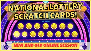 Online National Lottery Scratch Cards Trying New And Old Games Also Competition Announcement [upl. by Bushey893]