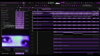 mylane  STEREO LOVE in FL STUDIO  FLP 95 ACCURATE imonmylane [upl. by Sucram525]