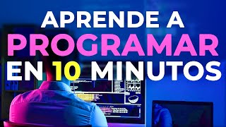 Lógica de Programación 👩‍💻 Aprende a programar en 10 minutos [upl. by Nwahsyt284]