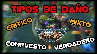 TIPOS de DAÑO 😉  Mobile Legends  Leo [upl. by Ayatnwahs825]