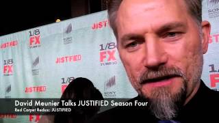 David Meunier Talks JUSTIFIED Season 4 [upl. by Ymmot]