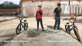 Real BMX vs Walmart BMX [upl. by Clare]