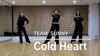 Cold Heart Line Dance ImproverMaddison GloverDemo [upl. by Dom]