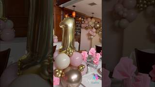 Onederful Theme Party  Balloon Garlands [upl. by Eylsel]