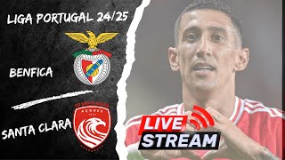 🔴BENFICA X SANTA CLARA  EM DIRETO  LIGA PORTUGAL BETCLIC JORNADA 5  JOGO AO VIVO [upl. by Llevrac]