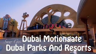 Virtual Full Tour In Motiongate All Parks Rides In Dubai Parks And Resort Dubai UAE [upl. by Rubenstein]