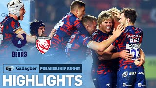 Bristol Bears v Gloucester  HIGHLIGHTS  Last minute victory  Gallagher Premiership 202122 [upl. by Inah]