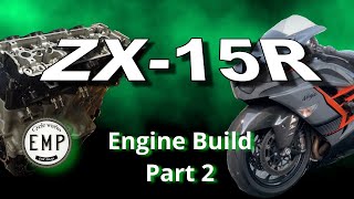 Building a ZX14 Engine Part 2 Assembly [upl. by Adnawuj]