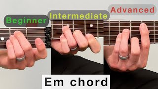 🎸 E minor chord on guitar  How to play an Em chord  Guitar Increase lesson tutorial tips [upl. by Anot]