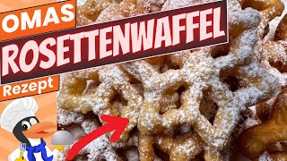 Rosettenwaffeln Rezept [upl. by Htebazila]