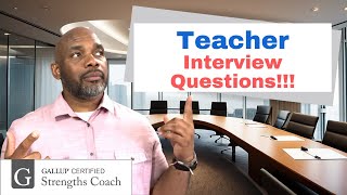 MASTER Your Teacher Interview  Strategies for Top 3 Questions [upl. by Eihcra250]