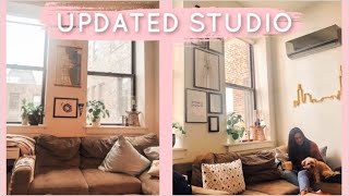 REDECORATING MY STUDIO APARTMENT LIVING ROOM [upl. by Conner]