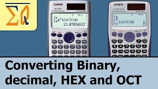 Casio Fx115es Casio Fx991es converting Binary Decimal hexadecimal and Octal [upl. by Fazeli]