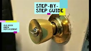 How to change a door Knob without visible screws [upl. by Souza]