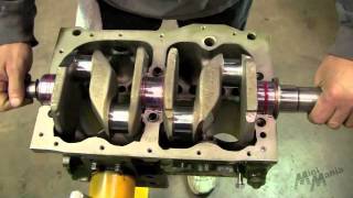 HowTo Install CrankshaftSet End Float in a Mini A [upl. by Kimmy255]