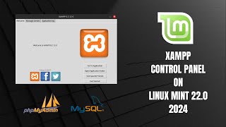 How to Create a Launcher for XAMPP CONTROL PANEL  LINUX MINT 220  2024 [upl. by Ardnuhsal]