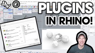 How to Download and Install PLUGINS in Rhino Step by Step Tutorial [upl. by Esilrahc]