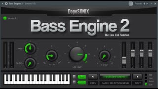 Bass Engine 2 Virtual Instrument by DopeSONIXAll Presets ReviewNo Talking [upl. by Llerdnod]