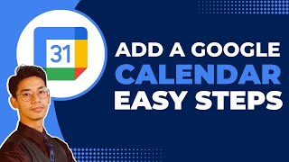 How to Add a Google Calendar [upl. by Sirenay]