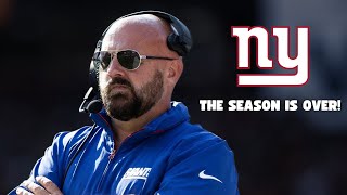 New York Giants Are A Lost Cause  The Season Is Over Fire Everyone  RANT [upl. by Venator]