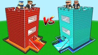 FAKİR GÜVENLİ EV VS KÖTÜ MAFYA GÜVENLİ EV 😱  Minecraft [upl. by Barabbas]